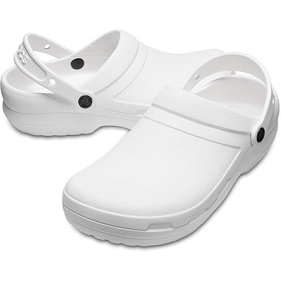 NWT CROCS WHITE SPECIALIST ll WORK CLOG M 8/W10 & M 7/W 9 - Picture 1 of 13